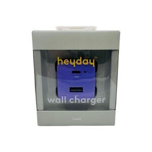 heyday 2-Port / 15W 5W Wall Charger - Purple